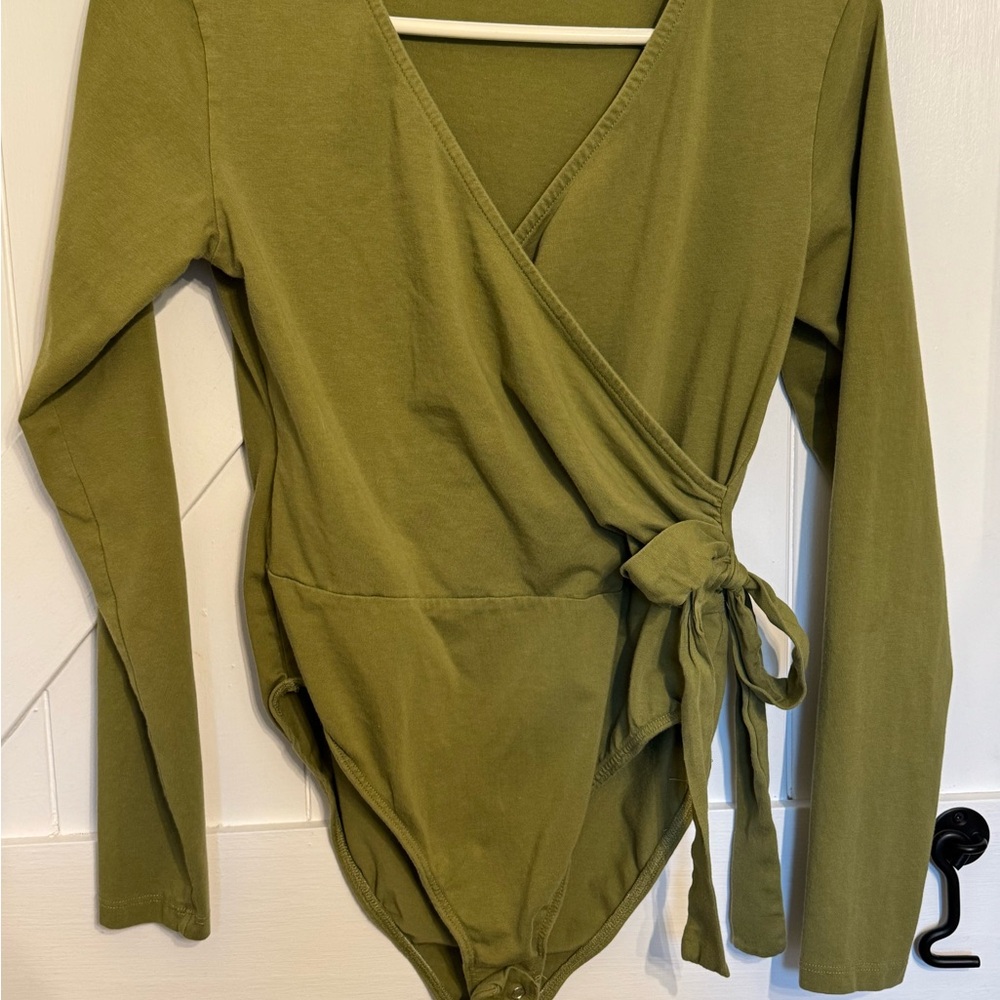 Olive Green Bodysuit Longsleeves